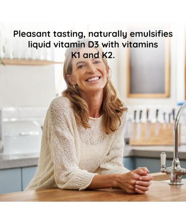 Dr. Brighten Vitamin D3/K2 Highly Concentrated Liquid D3 K2 Drops Dietary Supplement for Strong Immune System and Bone Health 2 Fl Oz - Buy Online on GoSupps.com