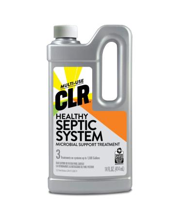 CLR Healthy Septic System, Microbial Support Treatment, 14 Ounce Bottle