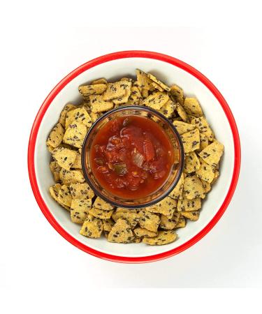 Flax Seed Corn Chips - Healthy Snacks - Bulk Size (1 lb.) | Resealable Zip Lock Stand Up Bag - Buy Online on GoSupps.com