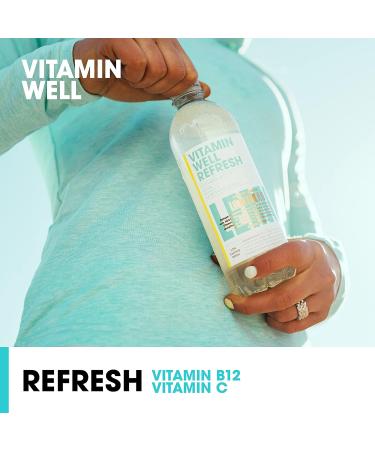 Buy Vitamin Well Vitamin Water - Refreshing Low-Calorie Drink with Vitamin C & B12 - 12 x 500ml - International Shipping Available - Buy Online on GoSupps.com
