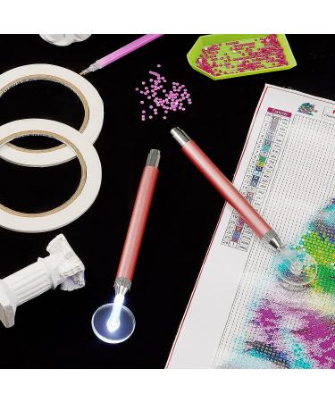6-Piece LED Diamond Painting Pen Wheel Set with Tape Light Point Drill Pens | Fast & Efficient DIY Diamond Painting Supplies for Jewelry & Nail Art - 5D Diamond Painting Kit - Buy Online on GoSupps.com