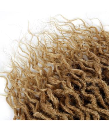 24 Inch Ombre Wavy Goddess Faux Locs Crochet Hair Extensions (6Packs) - #1B/27 - Buy Online on GoSupps.com
