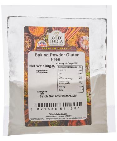 Old India Baking Powder Gluten Free 100g 100 g