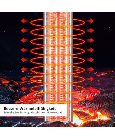 ESOES 50W Adjustable Stainless Steel Aquarium Heater - 304 Heating Element for Fish Tanks (18-34 220V) - Buy Online on GoSupps.com