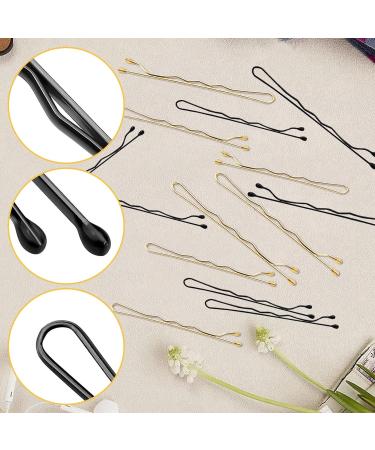 400-Piece Hair Clip Set | Versatile Hair Clips Bobby Pins & Hairpins for All Hair Types | Gold & Black 5-6cm | Perfect for Women & Girls - Buy Online on GoSupps.com