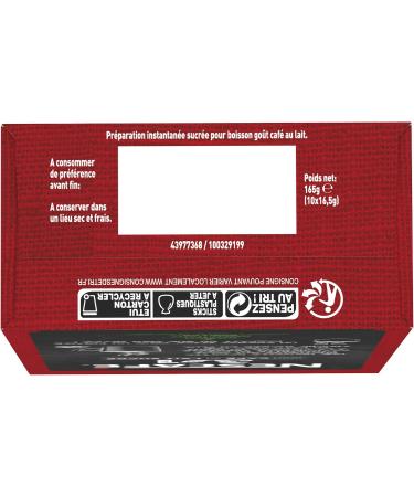 NESCAF 3en1 Caf au lait sucr Caf soluble 5 Bo tes de 10 Sticks (165g chacun) - Buy Online on GoSupps.com