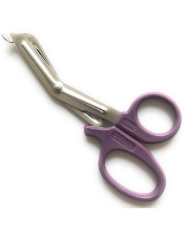 INSGB Tuff Cut Scissors Tough Shears First Aid Nurse Paramedic Emergency EMT (small Purple) small Purple