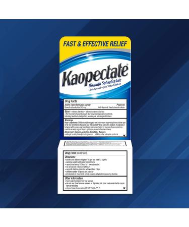 Kaopectate Multi-Symptom Anti-diarrheal and Upset Stomach Reliever 28 Count 28 Count (Pack of 1) New Version - Buy Online on GoSupps.com