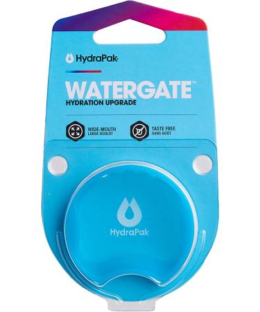HydraPak Watergate Wide Mouth Splash Guard - BPA & PVC Free, Blue - New Arrival - Buy Online on GoSupps.com