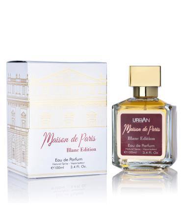 Maison De Paris Blanc Edition Eau De Parfum for Women and Men - Unisex Everyday Fragrance Featuring a Blend of Oriental & Floral Notes - Warm Spicy & Aromatic Composition - Elegant 100ml Bottle