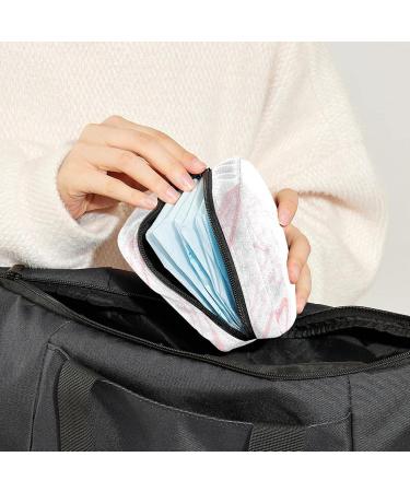 Buy Women's Bonds Storage Pockets Stillpad Holder - Portable Pink Marble Period Kit for Girls | Ideal Feminine Product Bag - Buy Online on GoSupps.com
