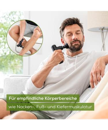 Beurer MG 79 Massage Gun - Compact & Sensitive | 3 Attachments & Intensity Levels | Perfect for Gentle Trigger Point Muscle Relief - Buy Online on GoSupps.com