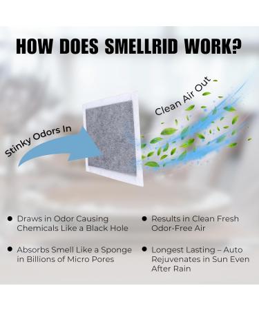 Activated Charcoal Body Odor Absorbent Pads - 12 Deodorizer Pads (4x4) with Adhesive Strips | Eco-Friendly & Effective Odor Control - Buy Online on GoSupps.com