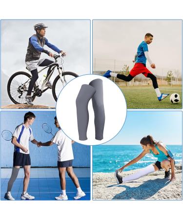 3 Pairs Leg Compression Sleeves - Full Length Anti-Slip UV Protection for Basketball Football & Running | Men's & Women's Sports Gear - Buy Online on GoSupps.com