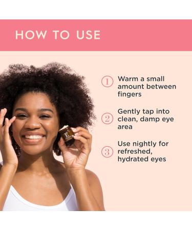 One Love Organics Botanical E Eye Balm Overnight Eye Treatment for Fine Lines, Dry Skin & Puffiness, Certified Organic & Cruelty Free 0.5 oz - Buy Online on GoSupps.com