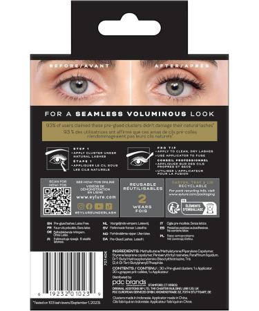 Eylure Underlash Pre-glued Volume Salon Curl Clusters - Buy Online on GoSupps.com