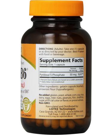 Lidtke Technologies True B6 50mg Capsules - 60 Count - Buy Online on GoSupps.com