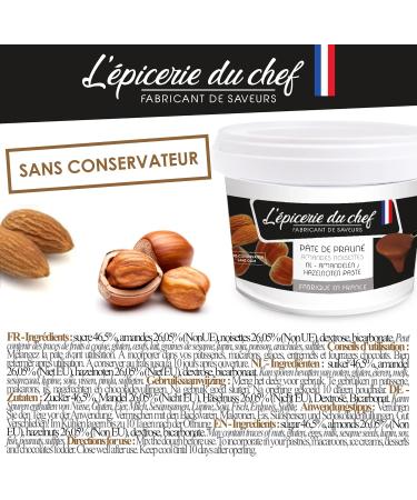 Almond and hazelnut praline paste 200 g - Buy Online on GoSupps.com