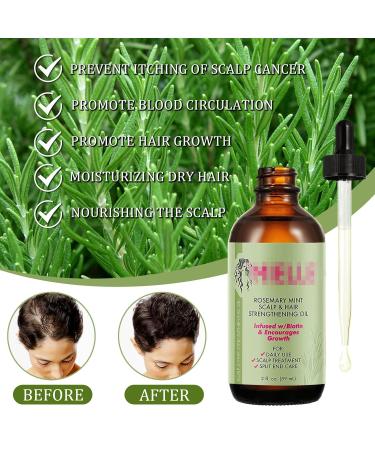 Organic Rosemary Oil for Hair Growth | Natural Essential Oil for Hair Loss & Damage Treatment 1 Piece - Buy Online on GoSupps.com