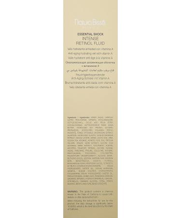 Natura Biss Essential Shock Intense Retinol Fluid - Anti-Aging Hydrating Serum for All Skin Types (1.7 Oz) - Firms Smooths & Rejuvenates - Buy Online on GoSupps.com