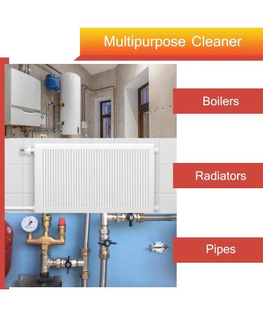 CW3 Central Heating System Cleaner | Cleans & Descale Up to 18 Radiators | Boiler & Pipe Cleaning Solution | Removes Rust Debris & Sludge for Underfloor Heating - Buy Online on GoSupps.com