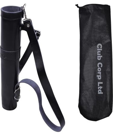 Club Corp Archery Shoulder Back Quiver - Genuine Cow Hide Leather | Adjustable Youth Arrow Holder for Bow Hunting & Archery Sports - Buy Online on GoSupps.com