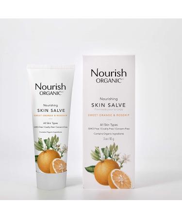 Nourish Organic Skin Salve â€“ Sweet Orange & Rosehip | GMO-Free, USDA Organic, Cruelty-Free (3oz) - Buy Online on GoSupps.com