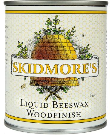 Skidmore's Premium Liquid Beeswax Wood Finish - Non Toxic Natural Formula for Polishing Conditioning & Restoring Interior Wood | 1 Pint - Buy Online on GoSupps.com