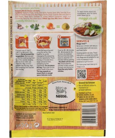 Maggi So Juicy Garlic Chicken Seasoning Mix 30g - Delicious Flavor Boost for Chicken Dishes - Buy Online on GoSupps.com