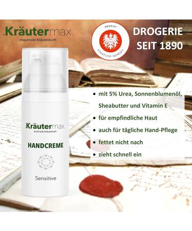 Kr utermax Sensitive Hand Cream 50 ml | Repair & Protection | Shop Internationally - Buy Online on GoSupps.com