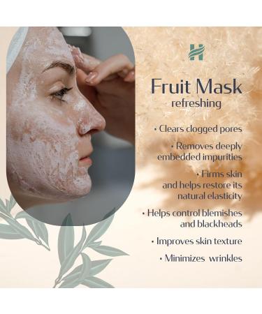 Himalaya Herbals Refreshing Fruit Mask 75ml | Papaya & Apple for Skin Rejuvenation Hydration & Smooth Texture - Best International Shipping - Buy Online on GoSupps.com