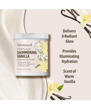 NATURE WELL Shimmering Vanilla Hydrate & Glow Moisturizing Cream For Face & Body Intensely Nourishing & Softening Delivers A Sparkling Radiance & Illuminating Hydration Warm Vanilla Scent 16 Oz - Buy Online on GoSupps.com