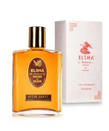 ELSHA AFTERSHAVE 1776 Mens AFTERSHAVE - 4oz - The Aristocrat of Perfume and Cologne - Long Lasting Scented AFTERSHAVE - Buy Online on GoSupps.com