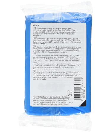 Funcakes Sea Blue Fondant 250g - Easy to Use Smooth & Elastic Cake Decoration | Halal Kosher Gluten-Free - Buy Online on GoSupps.com