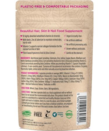 Together Hair Skin & Nail Capsules 60 EA - Complete Beauty Supplement - Buy Online on GoSupps.com