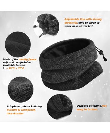 Botack Men's Winter Hose Scarf - Versatile Neckwarmer & Face Mask for Motorcycle & Walking - Black - Buy Online on GoSupps.com