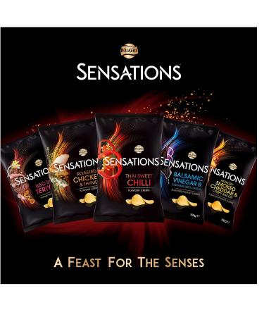 Sensations Thai Sweet Chilli Crisps 150g - Irresistible Sweet Chilli Flavor | 1 Pack - Buy Online on GoSupps.com