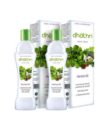 Dhathri Hair Care Plus Herbal Oil 100ml (Pack of 2) by Dhathri