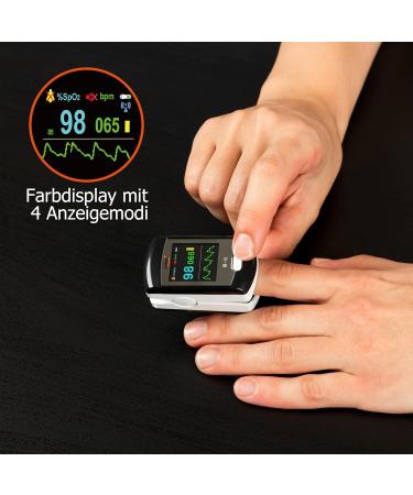Buy Pulox PO-300 Pulse Oximeter - Color Display Alarm & Long-Term Recording Software | International Shipping Available - Buy Online on GoSupps.com