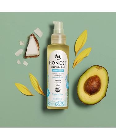 Buy The Honest Company Organic Body Oil - 4 Fl. Oz | Natural Moisturizer - Buy Online on GoSupps.com