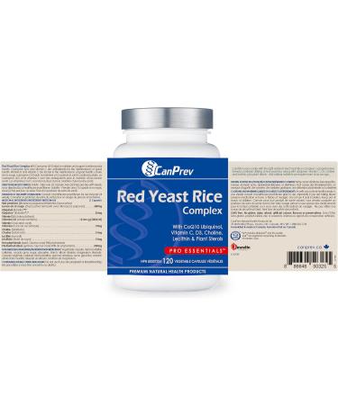 CanPrev - Red Yeast Rice Complex 120 Capsules Support Cardiovascular Health with Antioxidant Rich Supplement 120 count (Pack of 1) - Buy Online on GoSupps.com