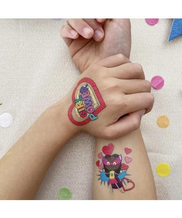 PapaKit Superheroes Temporary Fake Tattoo Set - 36 Unique Designs | Non-Toxic & Safe for Kids | Perfect Birthday Party Favor Gift - Buy Online on GoSupps.com