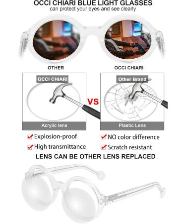 OCCI CHIARI Blue Light Reading Glasses for Women | 2.0 Sturdy Digital Readers | Eye Strain Relief | (1.0 - 4.0 Strengths - Buy Online on GoSupps.com