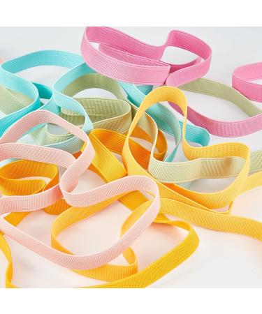 Buy BENECREAT 34 Yards 15mm Wide Flat Elastic Bands - 34 Colors for Sewing Dress Waistbands & Wig Bands - International Shipping Available - Buy Online on GoSupps.com