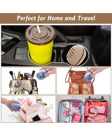 Cobee Makeup Sponge Holder 2pcs - Silicone Travel Case for Beauty Blender - Washable & Reusable - Vented & Breathable - Blue & Brown - Buy Online on GoSupps.com