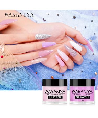 Nail Powder Starter Set | 12 Color Dipping Powder Kit for Home & Salon - Base Top Coat Activator & Brush Included - Buy Online on GoSupps.com
