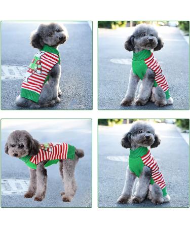 ABRRLO Christmas Dog Sweater - Warm & Cozy Pet Sweater for Small & Medium Dogs (Bear-01 M) - Buy Online on GoSupps.com
