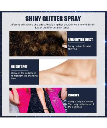 Yule Ball Christmas Glitter Mist for Hair & Body - Stage Makeup (2.11oz/60ml) - Buy Online on GoSupps.com