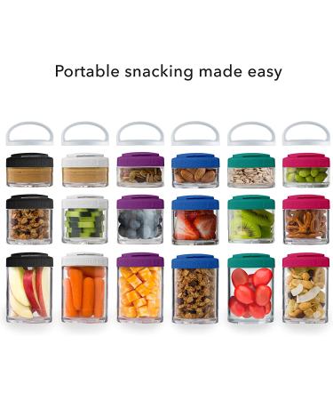 GoStak Teal Portable Stackable Containers - Starter 4 Pack for Meal Prep & Travel - Buy Online on GoSupps.com