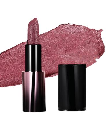 Glitter Lipstick - High Pigment Gloss Smudge-Proof Moisturizing Transfer-Proof Lipstick Long-Lasting Waterproof Lip Gloss for Women Mom Wife Girlfriend Party Wedding Daily Commuting Dating